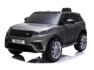Vienvietīgs Range Rover Velar 12v ar mūzikas moduli, pelēks lakots cena un informācija | Bērnu elektroauto | 220.lv