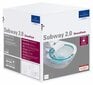 Zemapmetuma rāmja Grohe Rapid SL (5 in 1) WC 38827000 un tualetes poda Villeroy & Boch Subway 2.0 DirectFlush komplekts cena un informācija | Tualetes podi | 220.lv