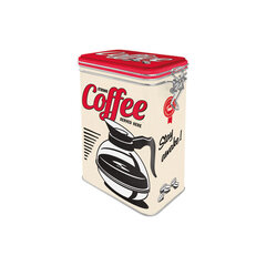 Uzglabāšanas kārba / Strong coffee served here cena un informācija | Trauki un piederumi konservēšanai | 220.lv