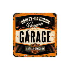 Стеклянный подстаканник в стиле ретро / Harley-Davidson Garage / 1 шт. цена и информация | Скатерти, салфетки | 220.lv