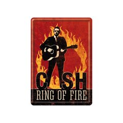 Nostalgic Art Открытка из металла 10х14.5см / Cash Ring of The Fire цена и информация | Детали интерьера | 220.lv