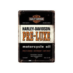 Открытка из металла 10х14,5см / Harley-Davidson Pre-Luxe цена и информация | Декоры для сада | 220.lv