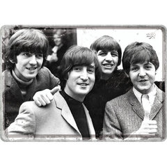 Pastkarte no metāla 10x14,5 cm / The Beatles cena un informācija | Interjera priekšmeti | 220.lv