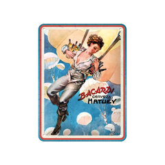 Nostalgic Art металлическая пластина Bacardi - Cerveza Hatuey Pin Up Girl, 15x20 см цена и информация | Детали интерьера | 220.lv