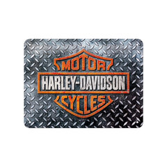 Nostalgic Art металлическая пластина Harley-Davidson - Diamond Plate, 15x20 см цена и информация | Детали интерьера | 220.lv