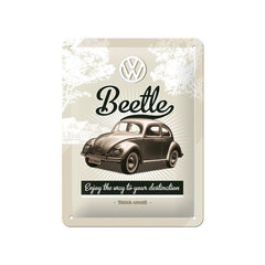 Nostalgic Art металлическая пластина VW Beetle, 15x20 см цена и информация | Детали интерьера | 220.lv