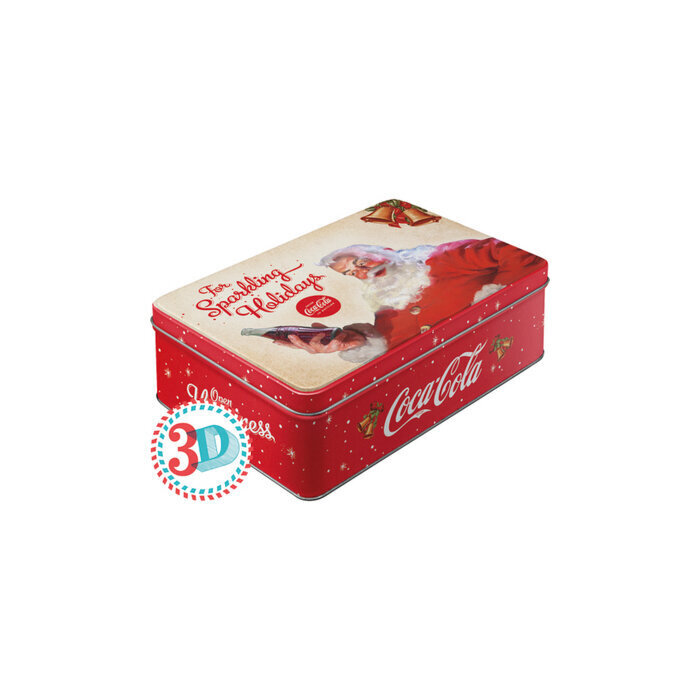 Metāla kārba / Coca-Cola For Sparkling Holidays cena un informācija | Trauki un piederumi konservēšanai | 220.lv