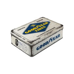 Metāla kārba / Logotips Goodyear cena un informācija | Trauki un piederumi konservēšanai | 220.lv