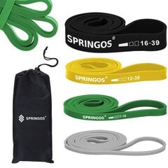 Набор резин сопротивления Springos FA0131 цена и информация | Фитнес-резинки, гимнастические кольца | 220.lv