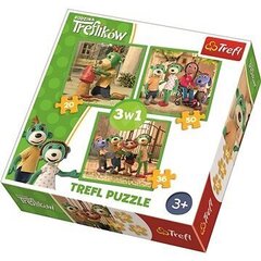 Trefl pužļu komplekts, 3in1 Treflik cena un informācija | Puzles, 3D puzles | 220.lv