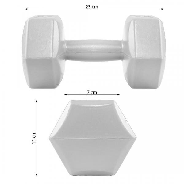 Hanteles Springos, 2x3 kg, pelēkas cena un informācija | Svari, hanteles, stieņi | 220.lv