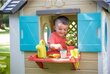 Bērnu rotaļu namiņš ar aksesuāriem Smoby Garden House cena un informācija | Bērnu rotaļu laukumi, mājiņas | 220.lv