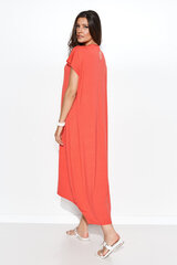 Длинное платье женское Numinou, оранжевое цена и информация | Платья | 220.lv