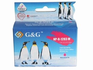 G & G Ink Cartridge Epson C13T12834010 T1283 M STYLUS BIROJS BX305F BX305FW Stylus S22 SX125 SX420W SX425W - цена и информация | Картриджи для струйных принтеров | 220.lv