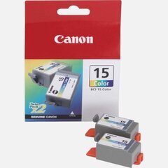 Canon BCI-15C, BCI-15C, 8191A002, (2-PAKK). tintes kārtridžs - cena un informācija | Tintes kārtridži | 220.lv