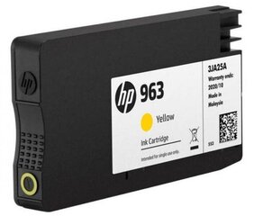 HP tintes kasetne 3JA25AE 963 dzeltens - cena un informācija | Tintes kārtridži | 220.lv