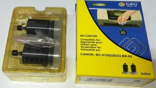 G & G uzpilde Complect Canon: BC-01 / 02/20 / 23.BX-02 - cena un informācija | Tintes kārtridži | 220.lv