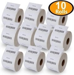 DYMO 11354 S0722540 Label Roll Dore saderīgs 10gab. - cena un informācija | Piederumi printerim | 220.lv