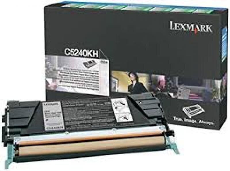 LEXMARK C5240KH TONER BK - cena un informācija | Tintes kārtridži | 220.lv