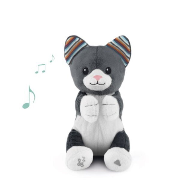 Zazu Chloe Kaķis - Mīksta rotaļlieta, kas dzied dziesmas un sit plaukstas bērniem no 0+ gadiem цена и информация | Rotaļlietas zīdaiņiem | 220.lv