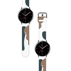 Strap Moro rezerves siksniņa Samsung Galaxy Watch 42 mm, aproce Camo - 1, melna цена и информация | Аксессуары для смарт-часов и браслетов | 220.lv