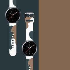 Strap Moro rezerves siksniņa Samsung Galaxy Watch 46 mm, aproce Camo - 1, melna cena un informācija | Viedpulksteņu un viedo aproču aksesuāri | 220.lv