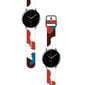 Strap Moro rezerves siksniņa Samsung Galaxy Watch 46 mm, aproce Camo - 8, melna цена и информация | Viedpulksteņu un viedo aproču aksesuāri | 220.lv
