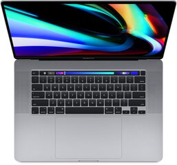 MacBook Pro 2019 Retina 16" 4xUSB-C - Core i7 2.6GHz / 16GB / 512GB SSD / INT / Space Gray (lietots, stāvoklis A) cena un informācija | Portatīvie datori | 220.lv