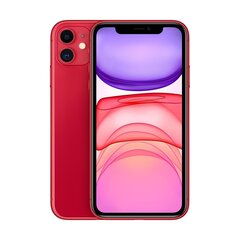 iPhone 11 64GB Red (lietots, stāvoklis A) цена и информация | Мобильные телефоны | 220.lv