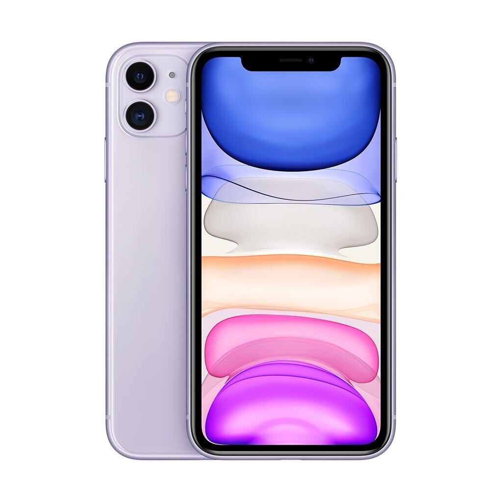 iPhone 11 64GB Purple (lietots, stāvoklis A) цена и информация | Mobilie telefoni | 220.lv