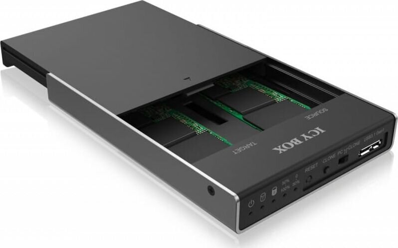 Icy Box IB-2812CL-U3 cena un informācija | Iekšējie cietie diski (HDD, SSD, Hybrid) | 220.lv
