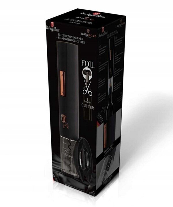 BerlingerHaus elektriskais korķviļķis 3in1 Black Rose cena un informācija | Virtuves piederumi | 220.lv