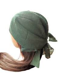 Elegants lina lakats, zaļš цена и информация | Женские шапки | 220.lv