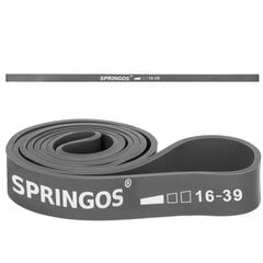 Резина сопротивления Springos FA0129, серая цена и информация | Фитнес-резинки, гимнастические кольца | 220.lv