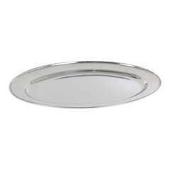 Поднос Quttin, нержавеющая сталь, овальная (40 x 27,2 см) цена и информация | Посуда, тарелки, обеденные сервизы | 220.lv
