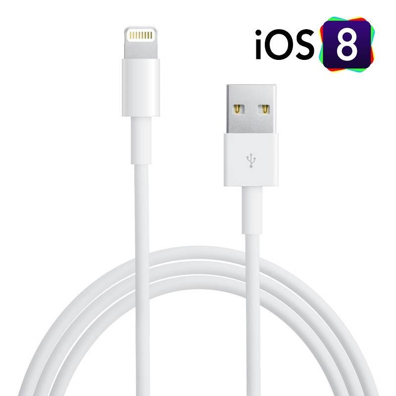 GT Lightning to USB Datu un Uzlādes Kabelis iPhone 5 5S 6 iPad 4 mini iOs 8x (Analog MD818ZM/A) cena un informācija | Savienotājkabeļi | 220.lv