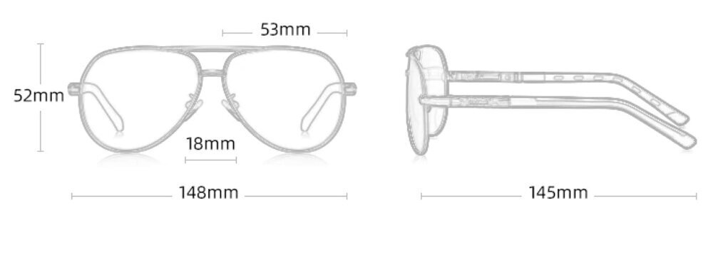 Polarizētas nerūsējošā tērauda saulesbrilles vīriešiem cena un informācija | Saulesbrilles  vīriešiem | 220.lv