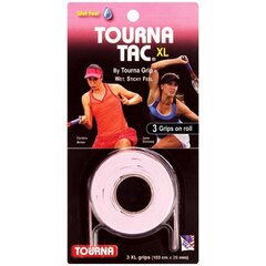 Overgrips Tourna Tac XL, 3 gab, Rozās cena un informācija | Āra tenisa preces | 220.lv