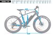 FitNord Rumble 300 elektriskais Fatbike (690 Wh jaudas akumulators), rāmis 46cm cena un informācija | Elektrovelosipēdi | 220.lv