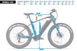 FitNord Rumble 500 elektriskais Fatbike (690 Wh jaudas akumulators), rāmis 42cm cena un informācija | Elektrovelosipēdi | 220.lv