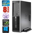 Стационарный компьютер HP 8100 Elite SFF i5-750 8GB 240SSD GT1030 2GB DVD WIN10 [refurbished]