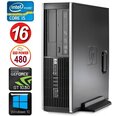 HP 8100 Elite SFF i5-750 16GB 480SSD GT1030 2GB DVD WIN10 [refurbished]