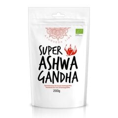 Super Ashwagandha pulveris, Ayurveda Line, 200 g cena un informācija | Tējas un ārstniecības augi | 220.lv