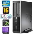 HP 8100 Elite SFF i5-750 16GB 960SSD+2TB GT1030 2GB DVD WIN10Pro [refurbished]