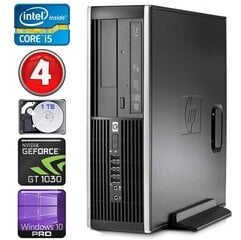 HP 8100 Elite SFF i5-750 4GB 1TB GT1030 2GB DVD WIN10Pro [refurbished] цена и информация | Стационарные компьютеры | 220.lv