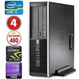 Стационарный компьютер HP 8100 Elite SFF i5-750 4GB 480SSD GT1030 2GB DVD WIN10Pro [refurbished]