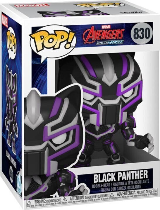 Vinila figūriņa Marvel Mech POP! Black Panther 9 cm цена и информация | Rotaļlietas zēniem | 220.lv