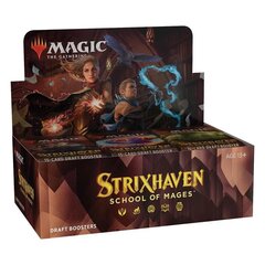 Kāršu spēļu komplekts Magic the Gathering Strixhaven: School of Mages Draft Booster Display (36) angļu val. cena un informācija | Galda spēles | 220.lv