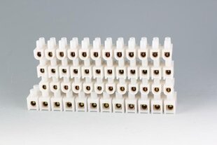 Spaiļu bloki 3a 4 mm 10 gab iepakojumā cena un informācija | Auduma vadi un spaiļu bloki | 220.lv