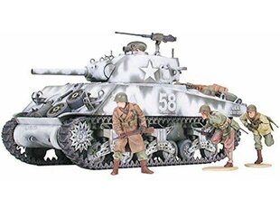 Tamiya - U.S. Medium Tank M4A3 Sherman 105mm Howitzer Assault Support, 1/35, 35251 cena un informācija | Konstruktori | 220.lv